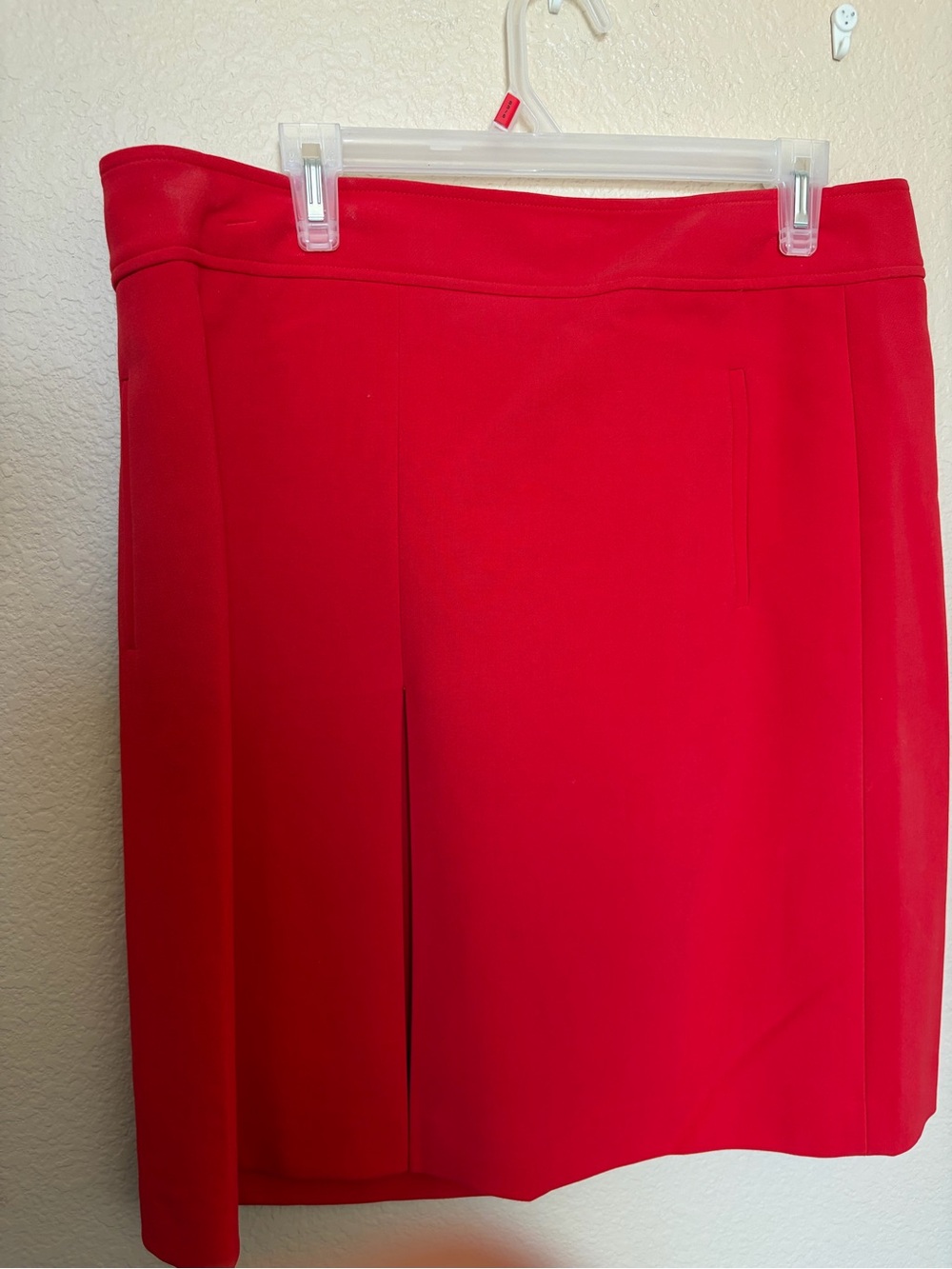 LOFT Bright Red Pencil Skirt